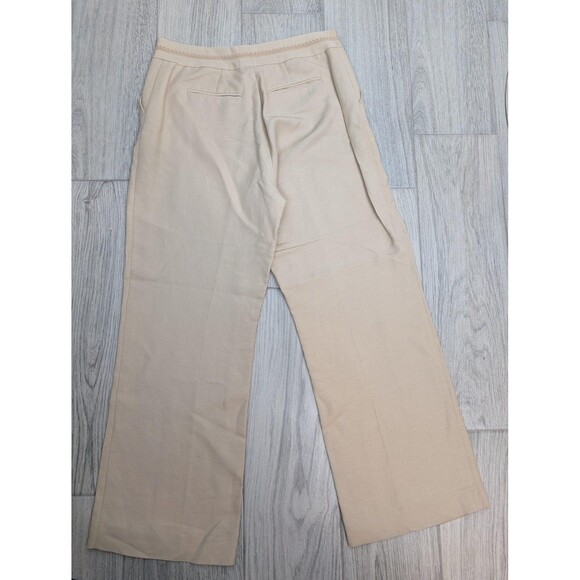 Emma James Beige Linen Blend Wide Leg Pants Womens 12 - Picture 2 of 8